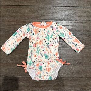 Ruffle Butts Swim Suit Cactus Desert Baby